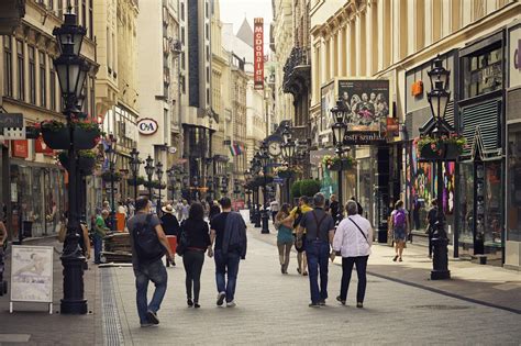 shopping streets in budapest